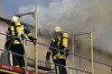 Dachstuhlbrand Koeln Poll Geislarerstr P288